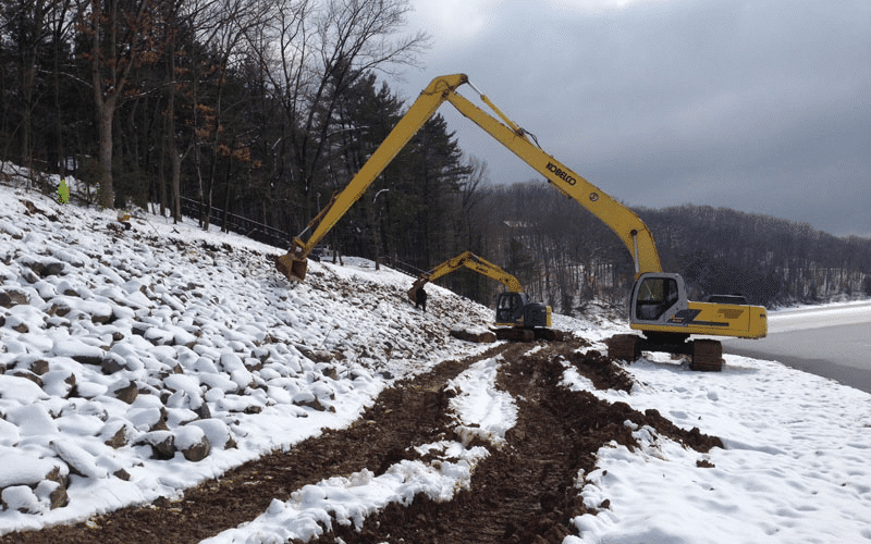 Lake Bank Erosion Contractor Mansfield